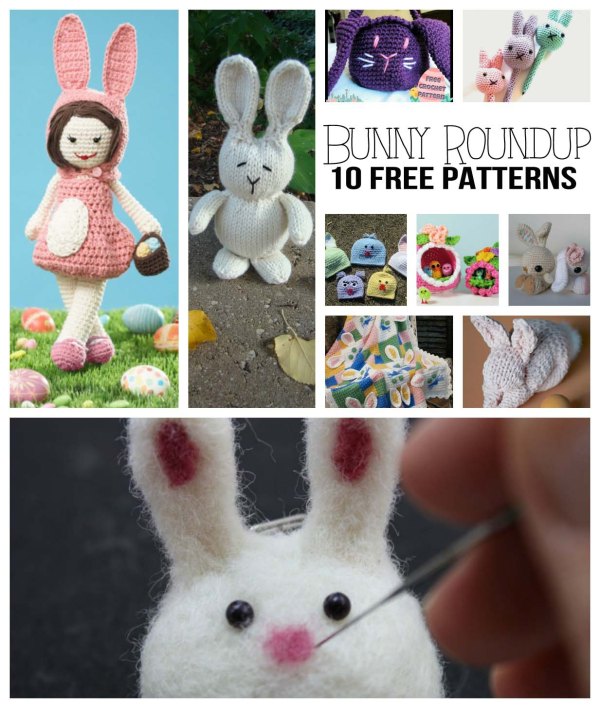 https://hodgepodgecrochet.wordpress.com/ Bunny Roundup: 10 FREE PATTERNS!